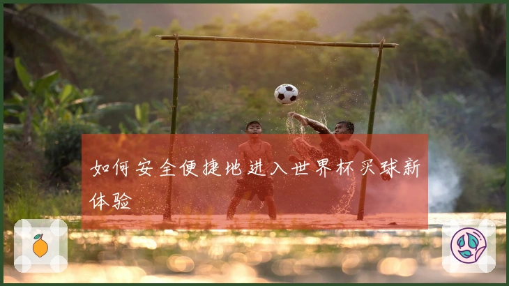 如何安全便捷地进入世界杯买球新体验